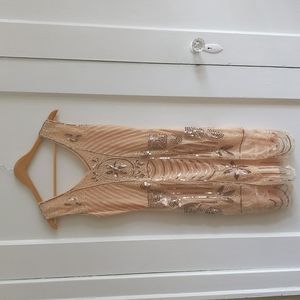 Beaded art deco flapper dress